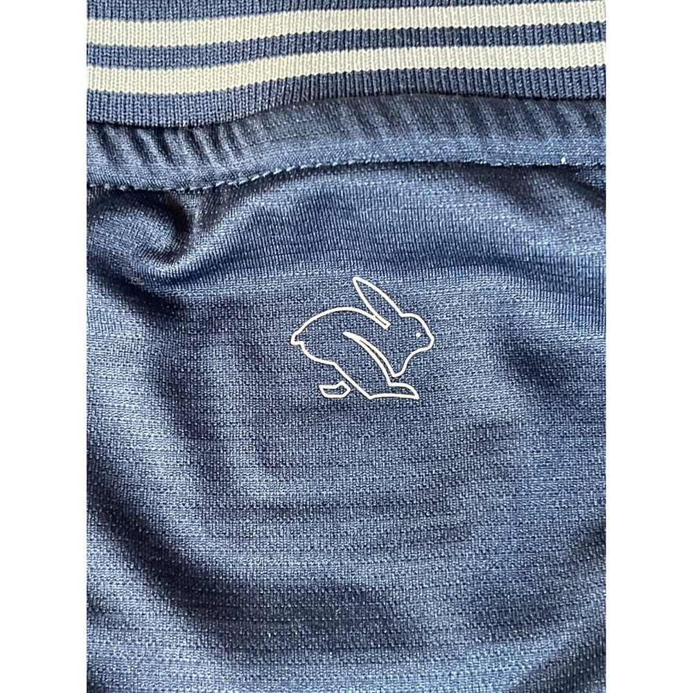 Rabbit EZ Tee Running Shirt Womens XL Blue Perforated Short Sleeve Performance - Picture 10 of 12